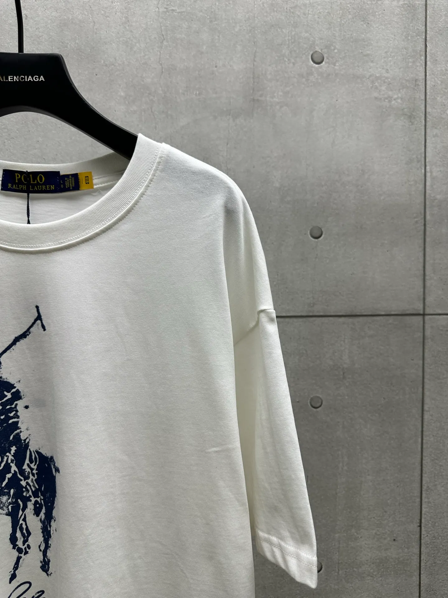 P140 #010 Ralph lauren series uses 260G high-definition fabrics, Behringer 1000-needle embroidery restores ZP, complete three-label accessories, color: white, size: S M L XL